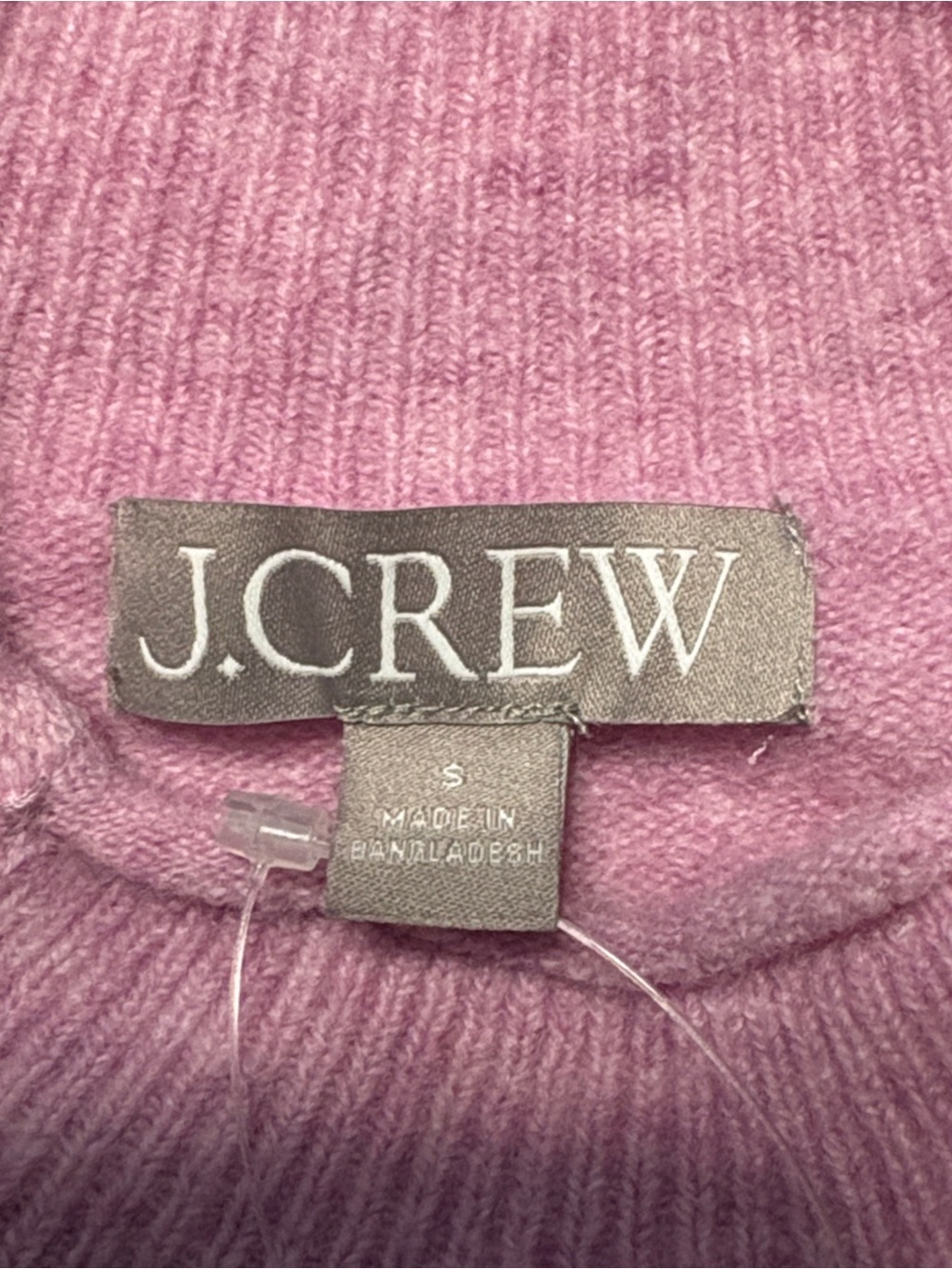 J. Crew Rollneck Sweater in Supersoft Yarn size Small Pink Wool Blend NWT - Picture 5 of 8